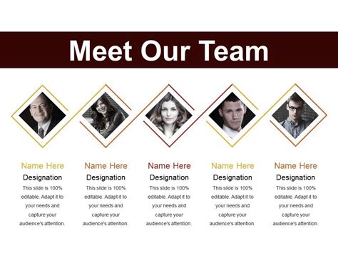 Meet Our Team Powerpoint Slide Ideas Presentation Powerpoint Diagrams