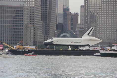 Space Shuttle Enterprise On Way To Intrepid Museum in NYC