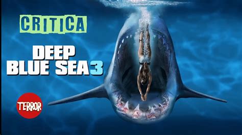 Alerta En Lo Profundo Deep Blue Sea Cr Tica Rese A