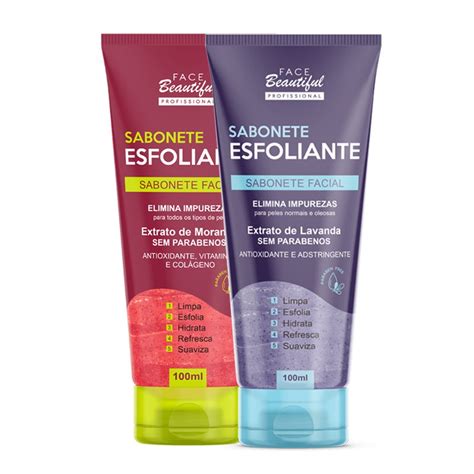 Sabonete Esfoliante Facial Bisnaga Face Beautiful Shopee Brasil