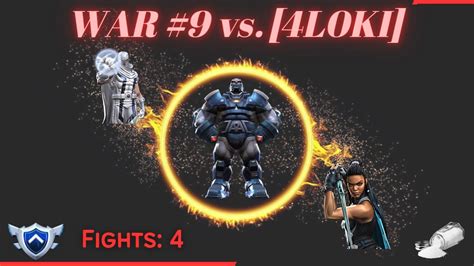 Mcoc Aw Season 40 War 9 A War Boss Youtube