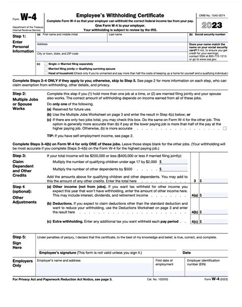 Here's How to Complete The New IRS W4 Form Because Nearly Everyone is ...