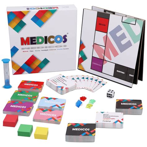 Amazon.com: Medicos Medical Board Game - Medical Terminology Flash ...