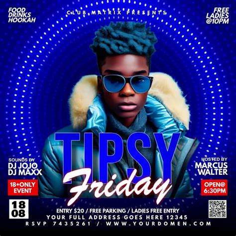 Tipsy Friday Template Postermywall