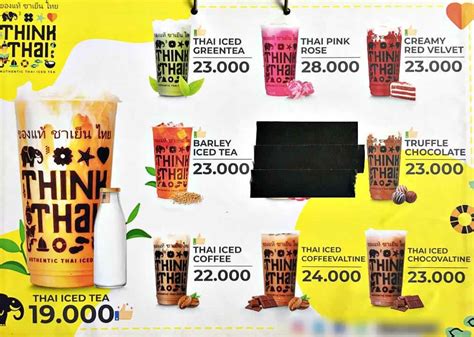 Detail Contoh Daftar Menu Thai Tea Koleksi Nomer 14