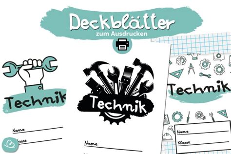 Deckbl Tter F R Technik Zum Ausdrucken Wunderbunt De