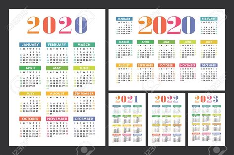 Exceptional Big Printable Calendars 2020 2021 2022 Printable Blank