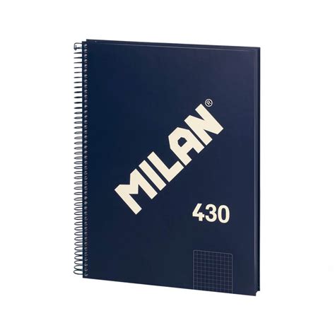 Cuaderno Espiral Milan A C Hojas Azul Ref B Pmc