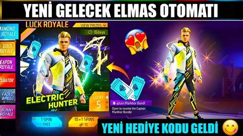 YENİ KOD GELDİ FREE FİRE ELMAS OTOMATI NE GELCEK FREE FİRE YENİ