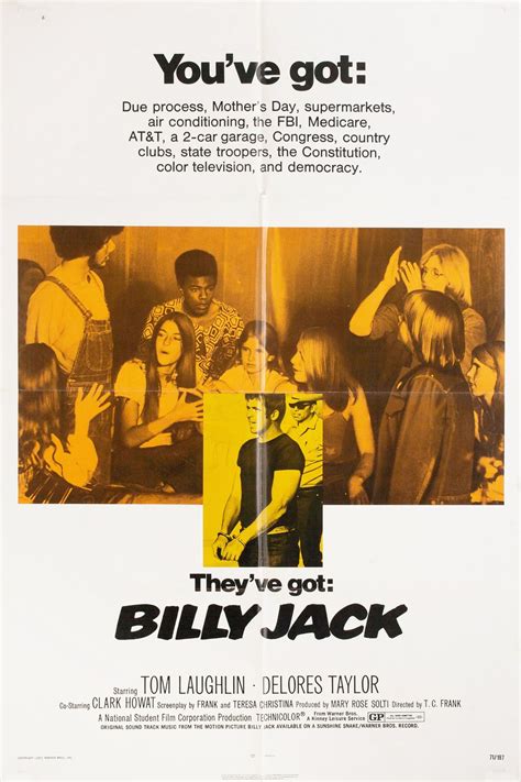 Billy Jack Original 1971 U.S. One Sheet Movie Poster - Posteritati ...