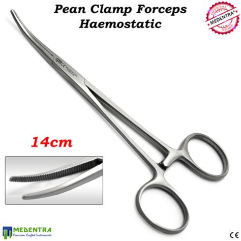 Haemostatic Artery Clamp Dissecting Surgical Pean Forceps Curved Cm