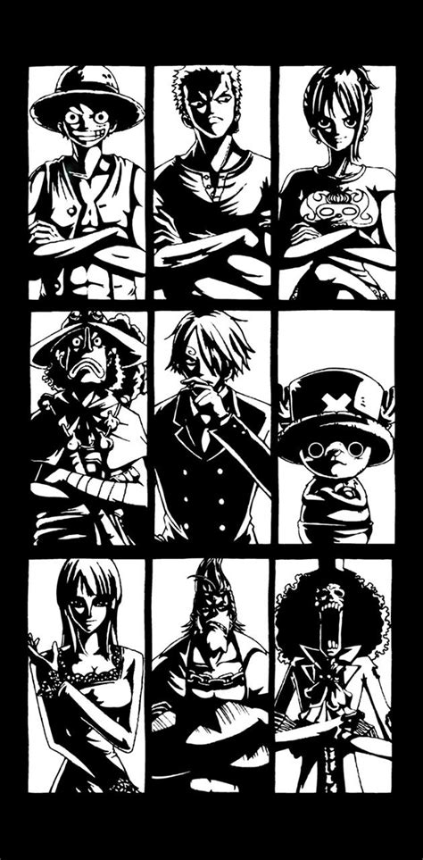 Black And White One Piece Wallpapers Wallpaper Cave