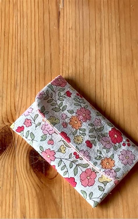 1回縫うだけ♡カードケースの作り方♡how To Make A Card Case【2024】 ハンドメイド カードケース 作り方