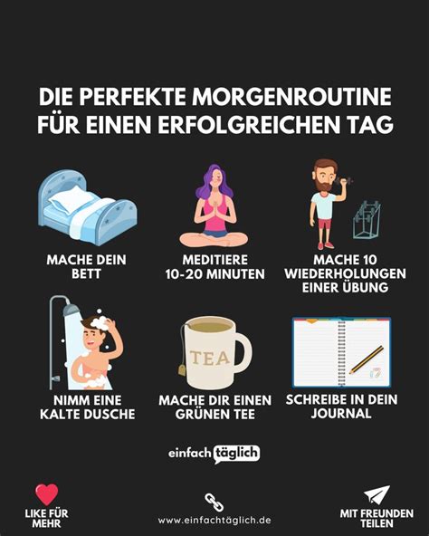 perfekt Morgenroutine für einen erfolgreichen Tag Morgenroutine