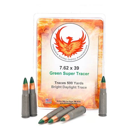 762x39 Green Super Tracer 6 Round Pack Pr762greenst