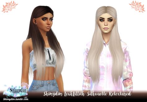 Shimydim Sims S4 LeahLillith Silhouette Retexture Ombre Naturals