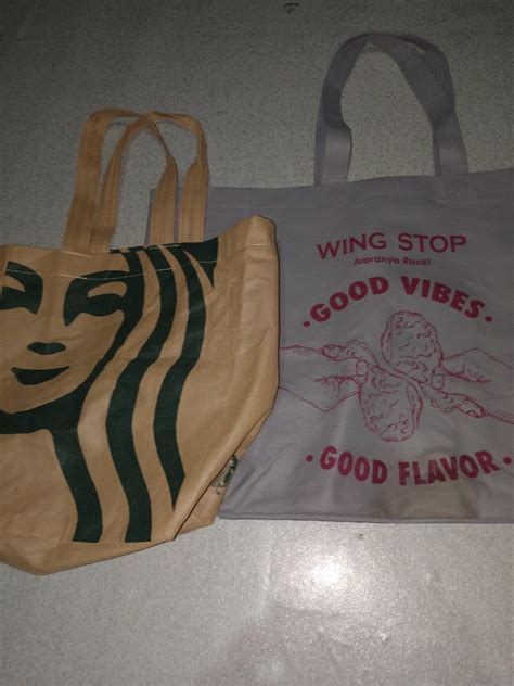 Tas Kain Star Buck Wing Stop Serba Serbi Others Di Carousell