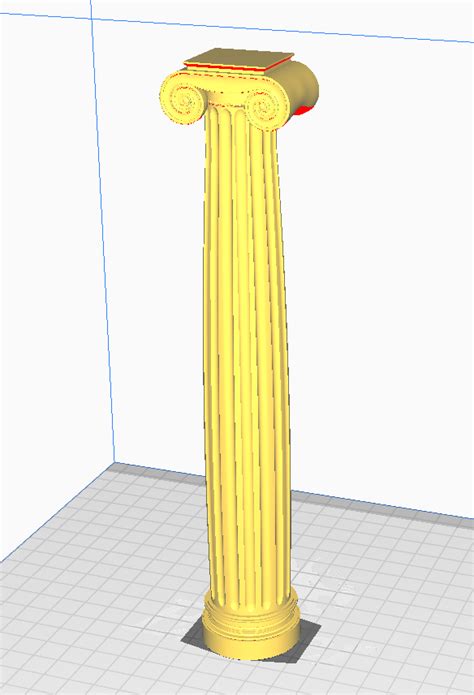 Fichier Stl Moule Colonne Ionique Ma On Design T L Charger Et