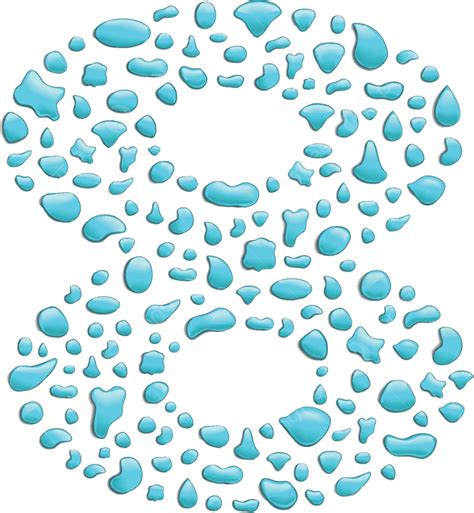 air angka  tulisan karakter biru vektor menulis karakter biru png