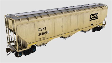 Csxt 265200 265309 Greenbrier 5188cf Covered Hopper Rrmods