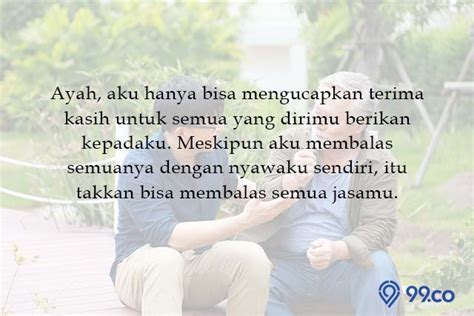 25 Inspirasi Kata Terimakasih Untuk Ayah Yang Menyentuh Hati