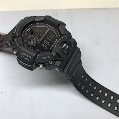 Casio G Shock Rangeman Gw Digital Black Out Gw B Solar