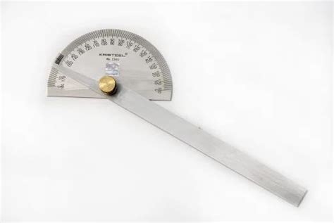 Kristell Kristeel Stainless Steel Degree Protractor At