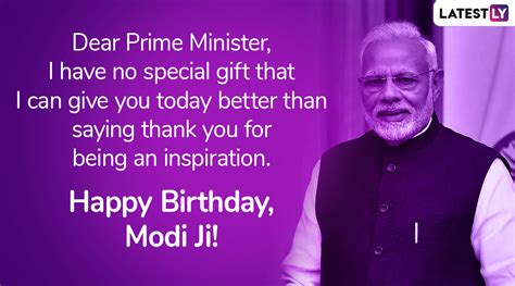 Happy Birthday Pm Narendra Modi Messages And Wishes To Share As