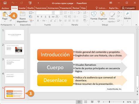 Cortar Copiar Y Pegar Customguide
