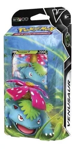 Baraja De Combate V Venusaur Juego De Cartas Pokemon Mercadolibre