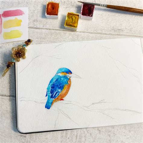 How to Paint a Bird in Watercolor