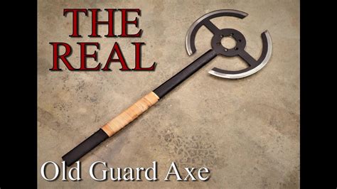 The Old Guard Combat Axe How To Make Youtube