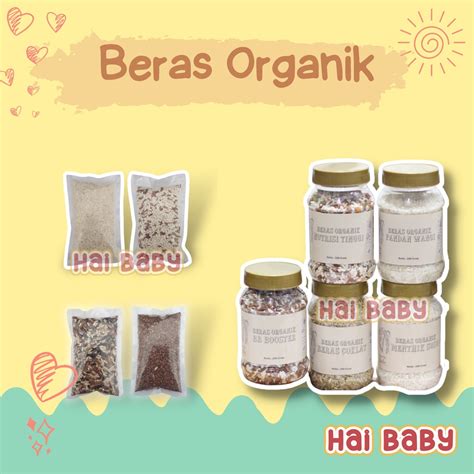 Jual Beras Organik Kemasan Gram Beras Mpasi Anak Beras