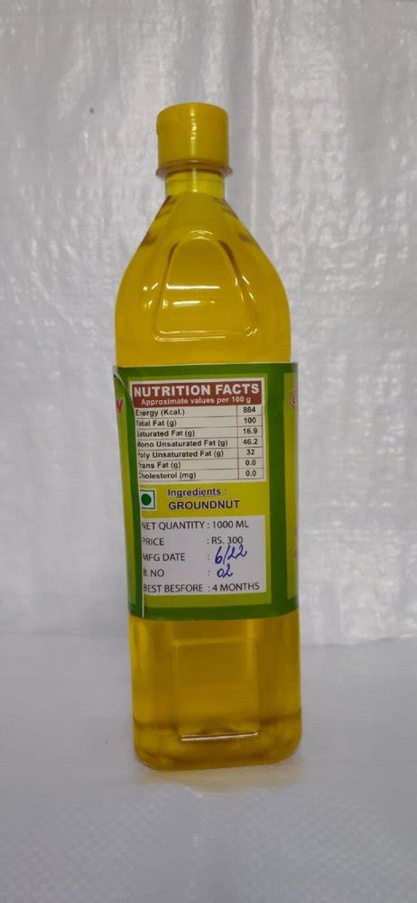 Liquid Chekku Ground Nut Oil For Cooking L At Rs Bottle In