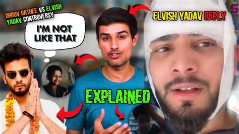 Dhruv Rathee Vs Elvish Yadav Controversy Explained 😱 Elvish Yadav