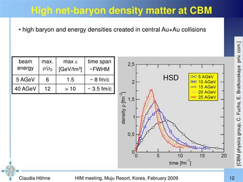 Ppt Exploring The Qcd Phase Diagram At High Baryon Densities The Cbm