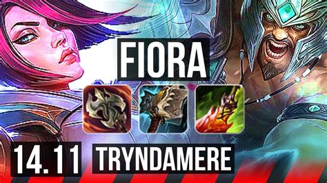 Fiora Vs Tryndamere Top Comeback 46k Dmg 6 Solo Kills 600 Games