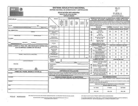 Boleta De Calificaciones 2021 Secundaria Calificaciones Sep 2020 Consulta Así La Boleta Del