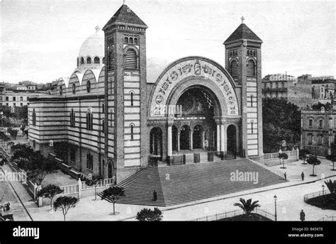 geography/travel, Algeria, Oran, cathedral, circa 1900 Stock Photo - Alamy