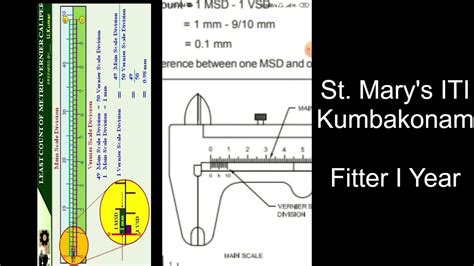 Vernier Caliper Least Count In Tamil YouTube