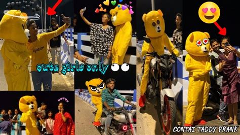 Contai Soula Bridge Teddy Prank 🥰🥰cute Girls Reactions😍😍 Contai