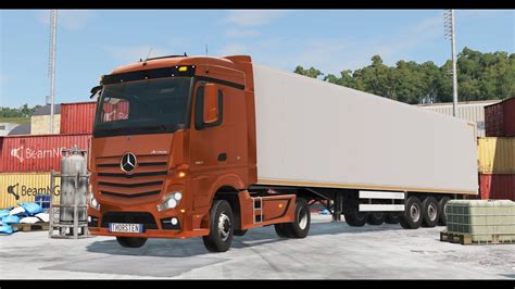 Mercedes Benz Actros In Beamng Drive Youtube