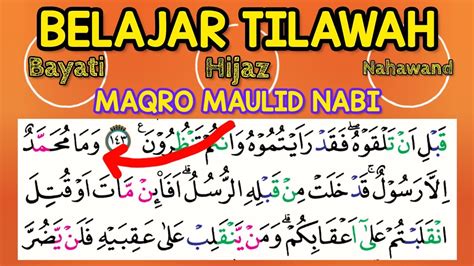 Maqro Maulid Nabi Belajar Tilawah Dasar Pemula Surah Ali Imran Ayat