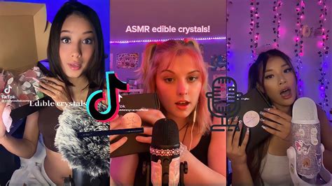 Asmr Best Edible Crystal Tiktok Compilation Youtube