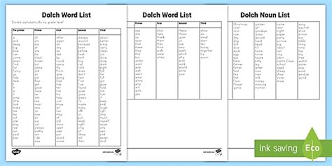 Dolch First 100 Sight Words | Resource | Twinkl USA - Twinkl