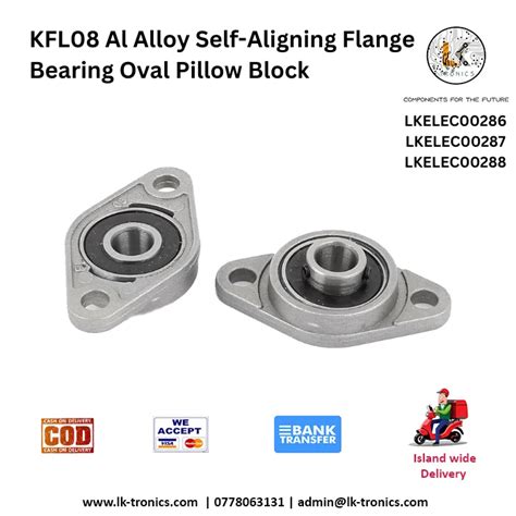 Kfl Mm Mm Mm Al Alloy Self Aligning Flange Bearing Oval Pillow