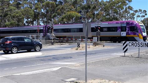 Lara Station Vline Investigating Dangerous Rail Crossing Geelong