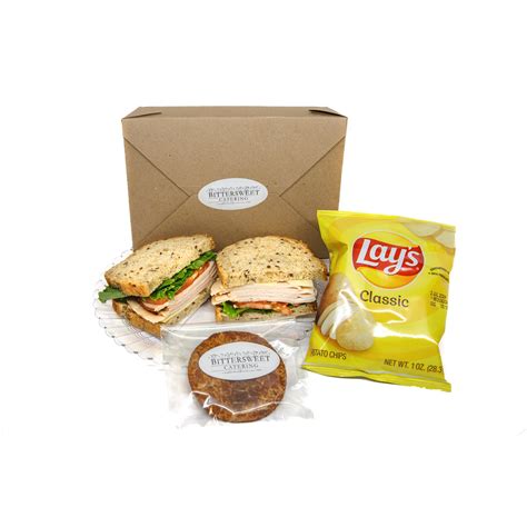 boxed lunch bittersweet catering