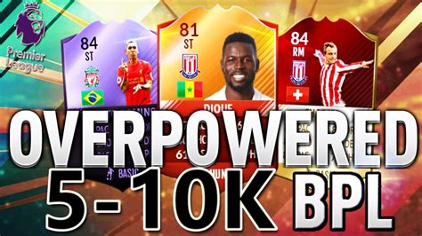 BEST CHEAP OVERPOWERED 5K TO 10K BPL FUT CHAMPIONS SQUAD BUILDER FIFA