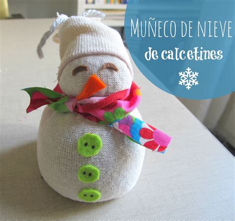 Manualidades Y Tendencias Mu Eco De Nieve Hecho Con Calcetines